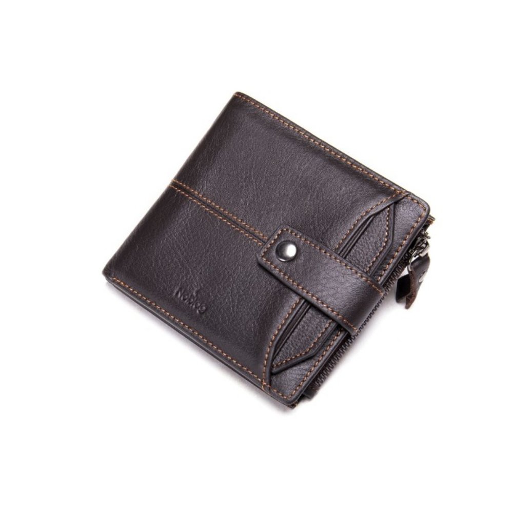 Noblag Men's RFID Blocking Wallets Coffee